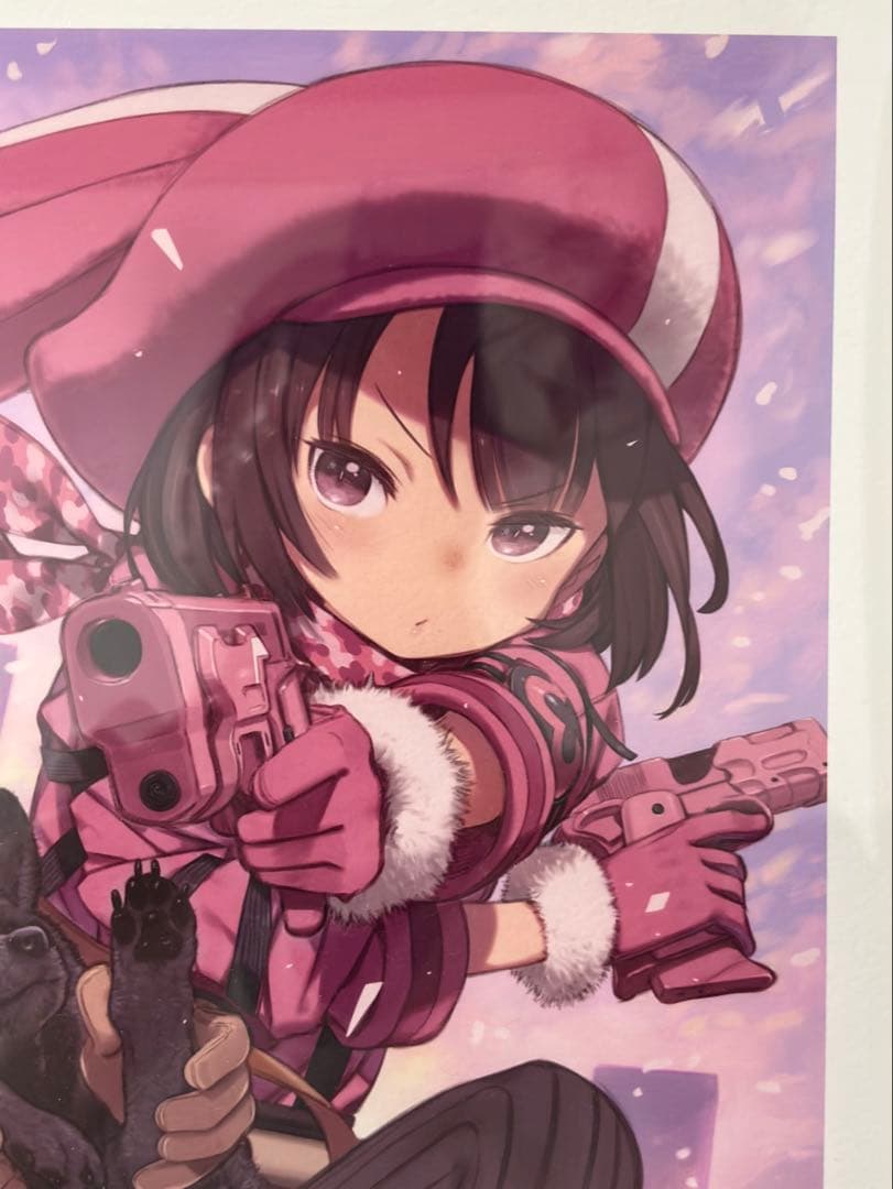 ソードアート・オンライン ガンゲイル・オンライン　直筆サイン入り複製原画