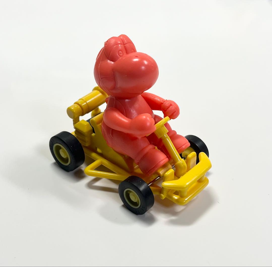 マリオカート　フィギュア　塩ビ　プルバック　マリオ　レトロ