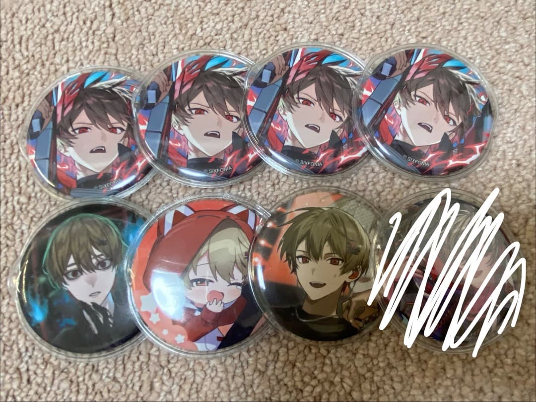 シクフォニ 暇72 缶バッチ まとめ売り