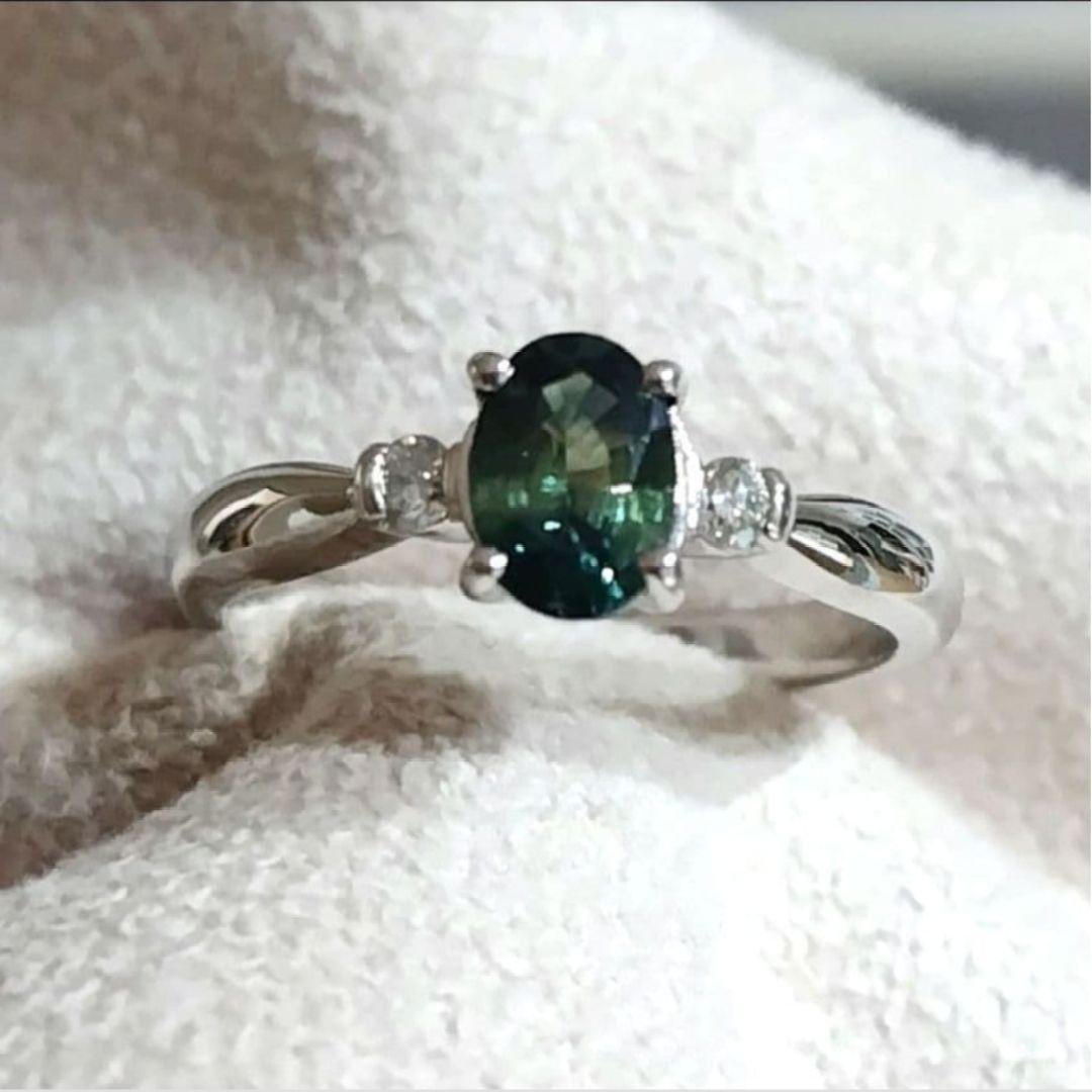 sale【最終価格】極美品 12号 Pt900 サファイア リング 鑑別書付