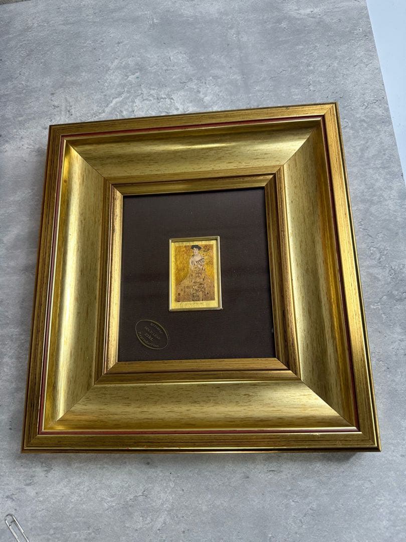 グスタフ・クリムト 3Dアート 額縁 ゴールド