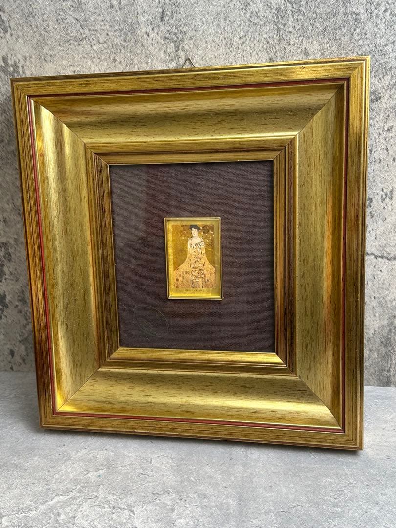 グスタフ・クリムト 3Dアート 額縁 ゴールド