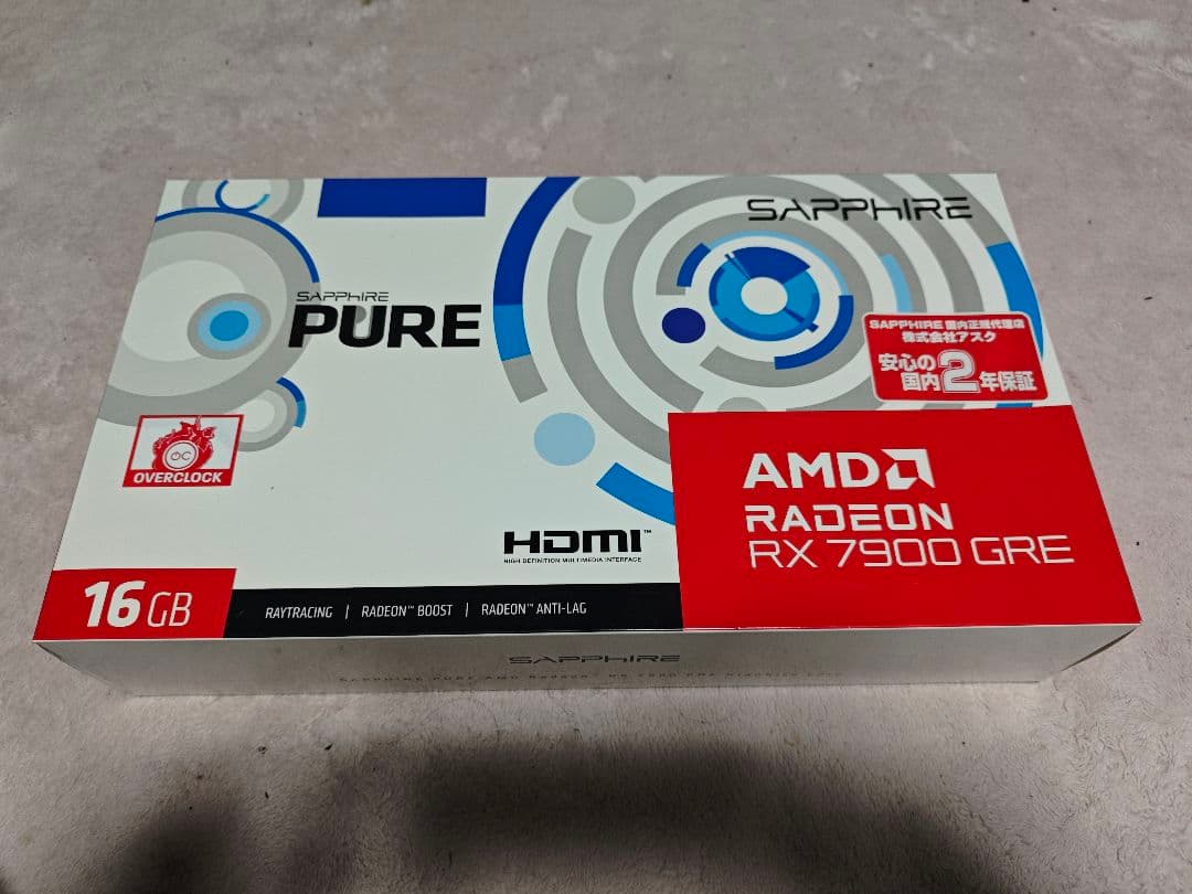 Sapphire　PURE　RADEON RX 7900GRE