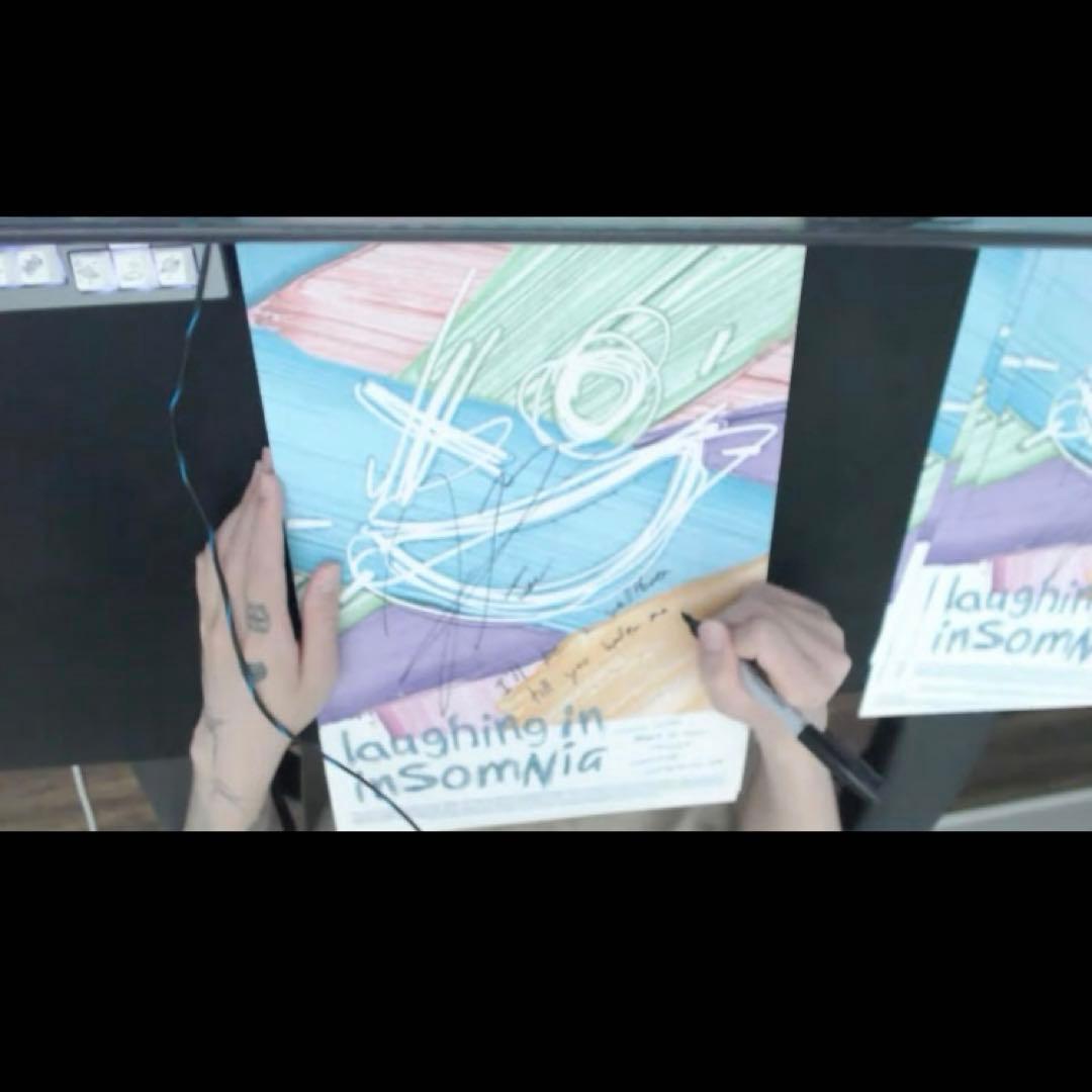 eaJ / Jae laughing in insomnia サイン入りポスター