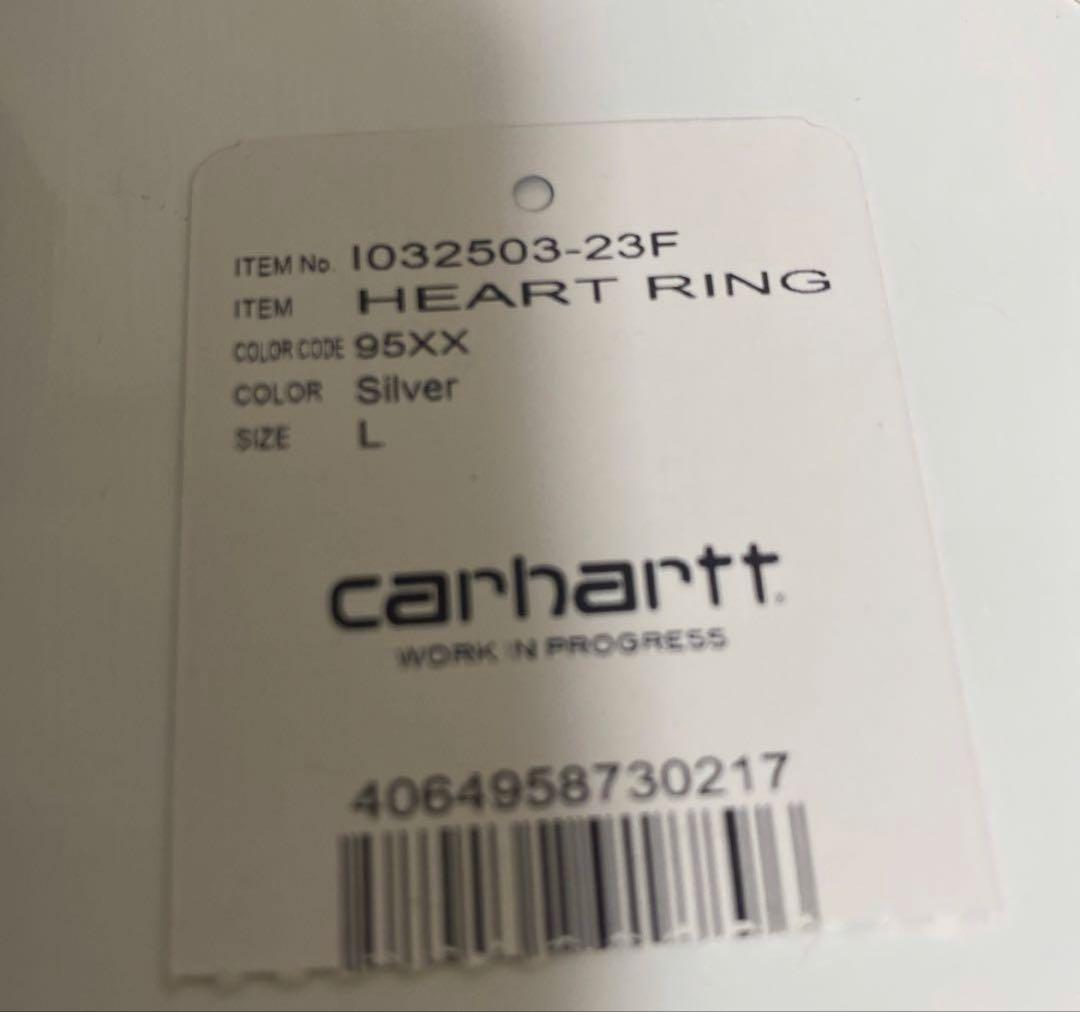 Carhartt WIP HEART RING シルバー L