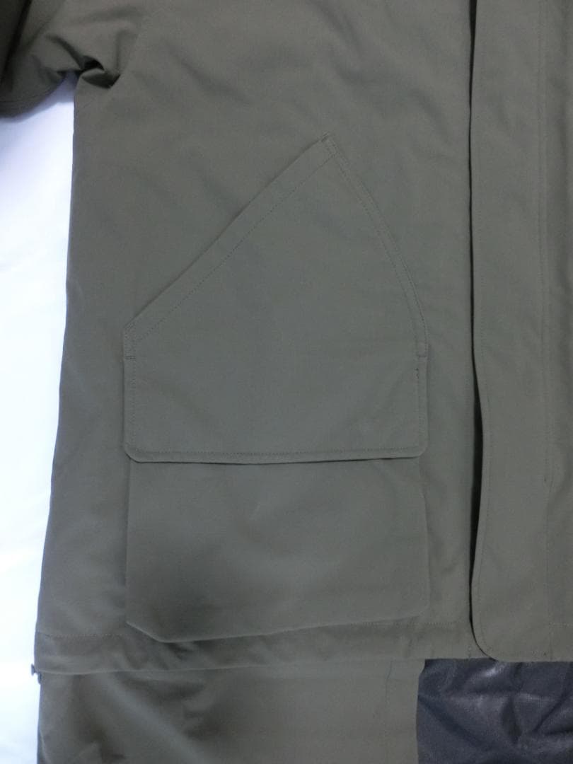 GU ENGINEERED GARMENTS パデッドシェルパーカ L オリーブ