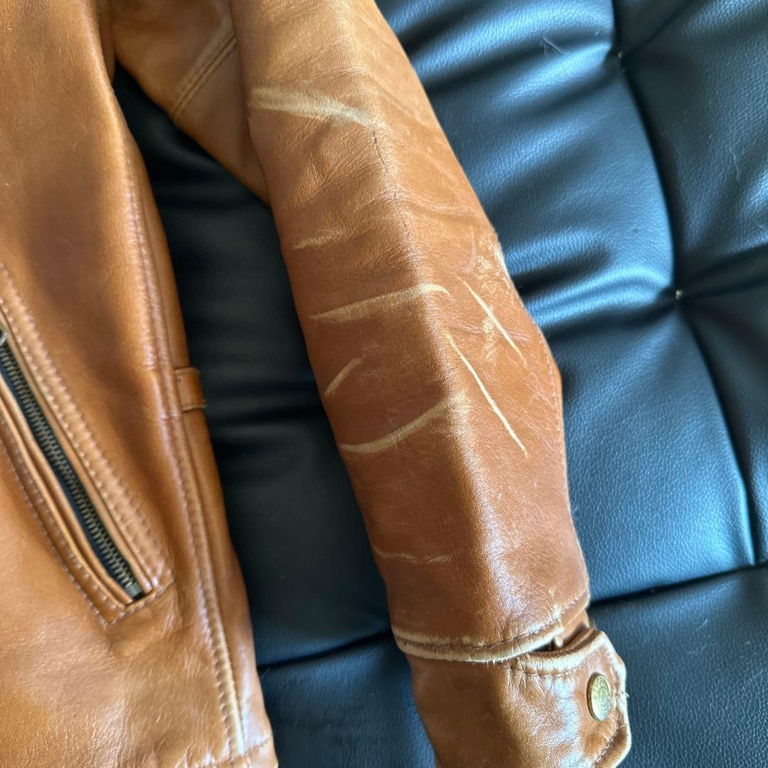 Schottの革ジャン