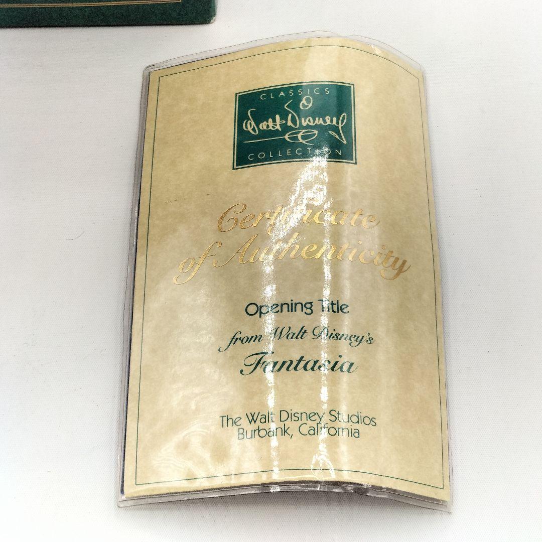 WDCC ディズニー ファンタジア オープニングタイトル ロゴ 廃盤品 レア