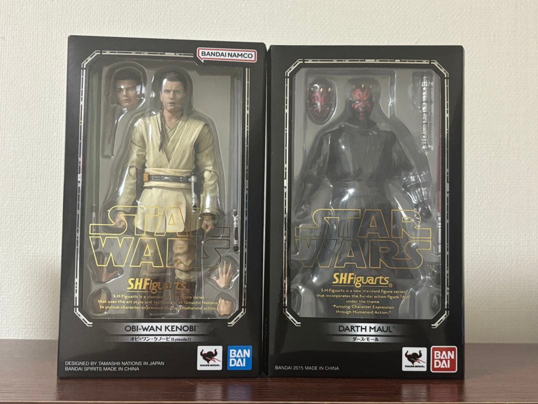 フィギュアーツ　オビワン、ダースモールセット
