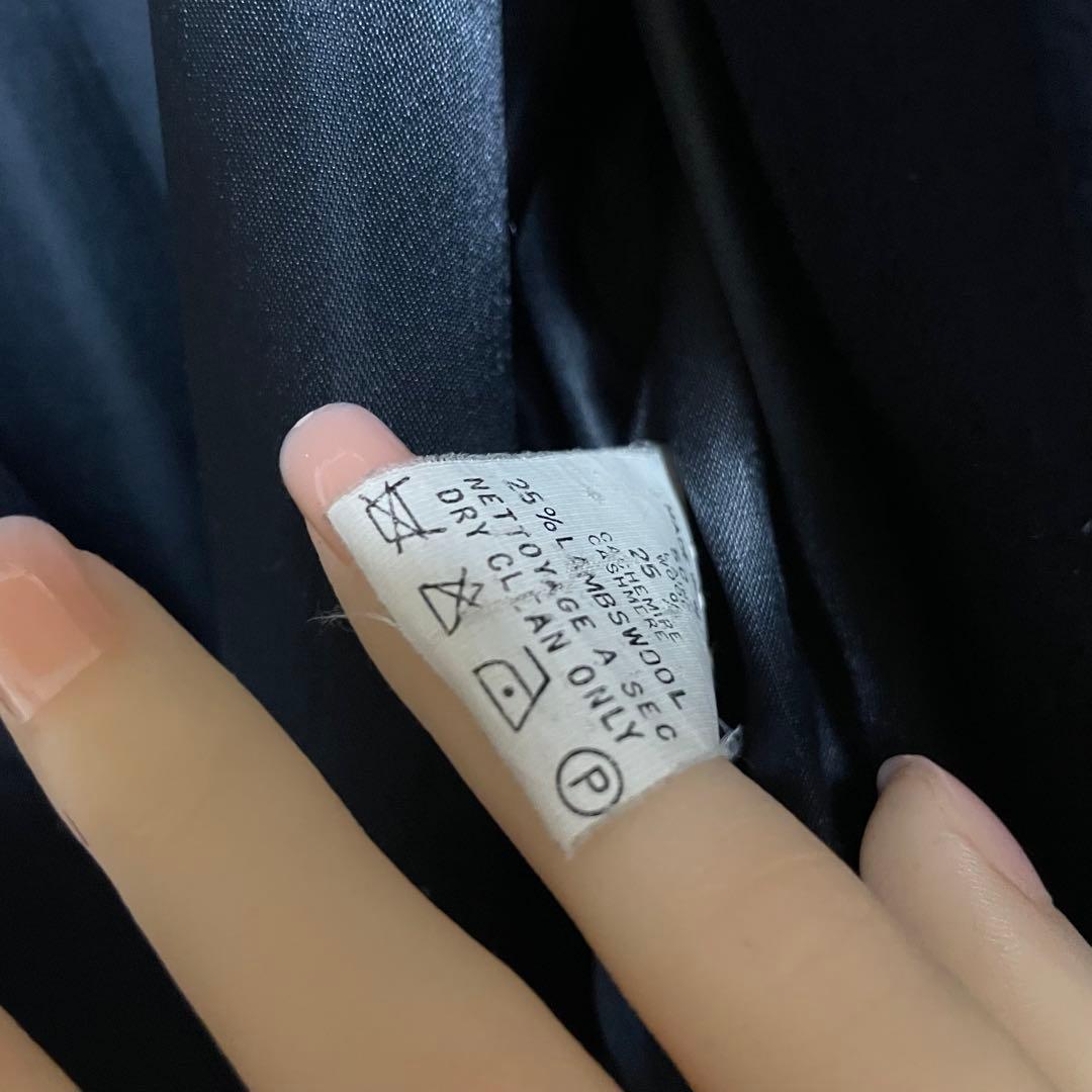 Burberry チェスター　ダブル　レディース　コート　金ボタン　ネイビー