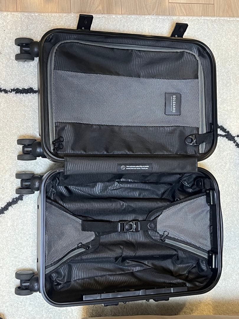 機内持ち込み可 スーツケース「SOLGAARD」ブラック