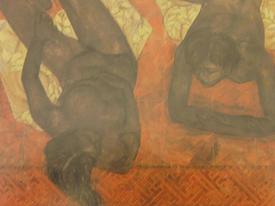 石本正、【夏日】、希少な額装用画集より、新品額装付、状態良好