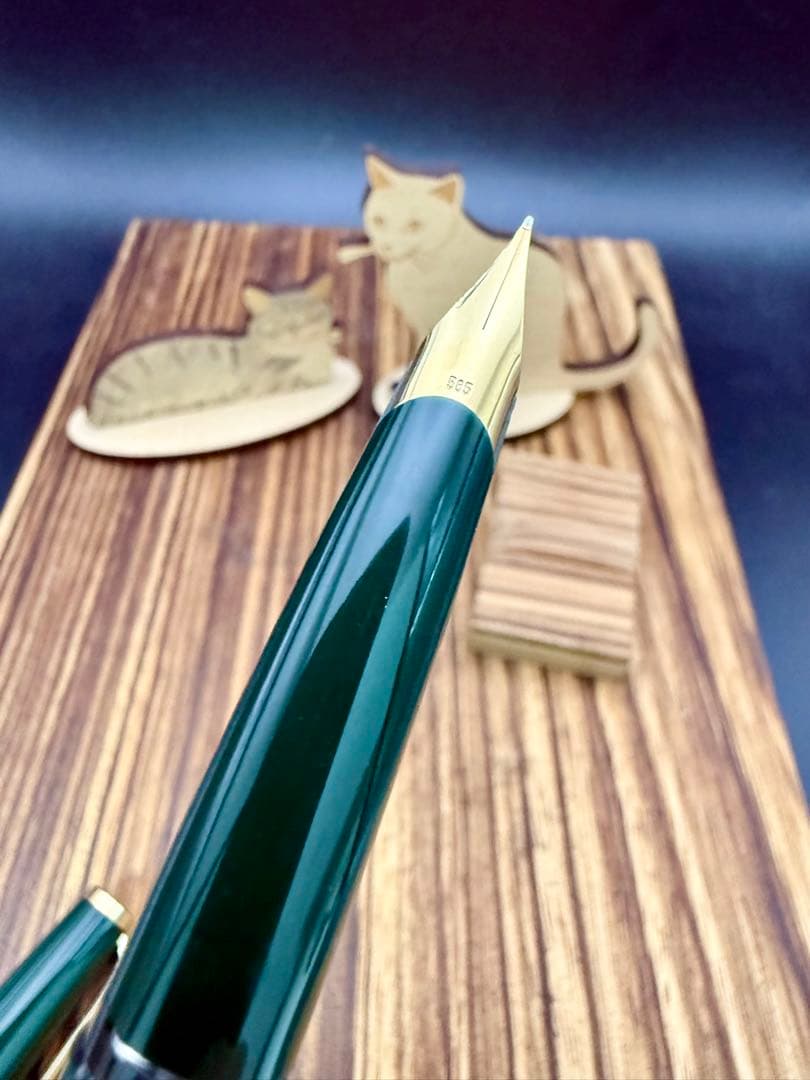 MONTBLANC 万年筆 NO.320 初期型 グリーン EF