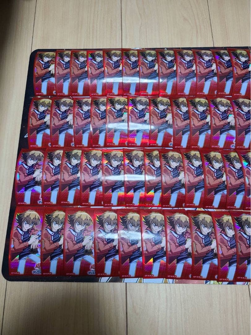 【傷みあり】遊戯王 遊城十代 スリーブ 77枚②