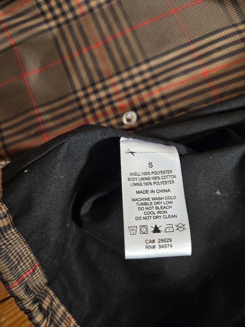 Stussy チェック柄 コーチジャケット