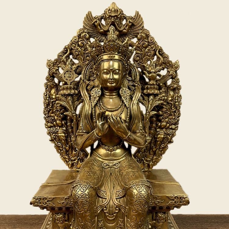 仏教美術 仏像 強巴仏 未来仏 銅製品 鎮宅辟邪 開運 風水招財 置物 工芸品
