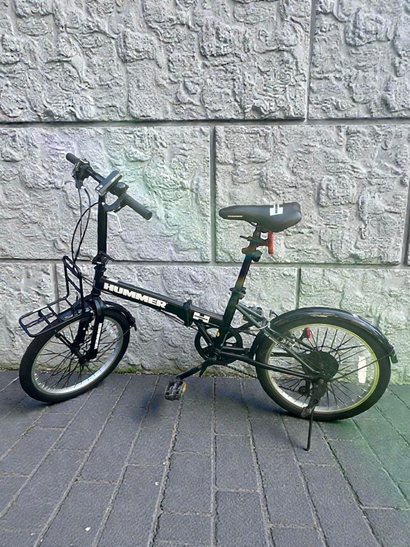 HUMMER ハマー 折りたたみ自転車 20インチ ブラック