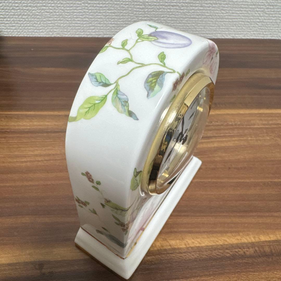 価格変更　 ウェッジウッド スウィートプラム置き時計