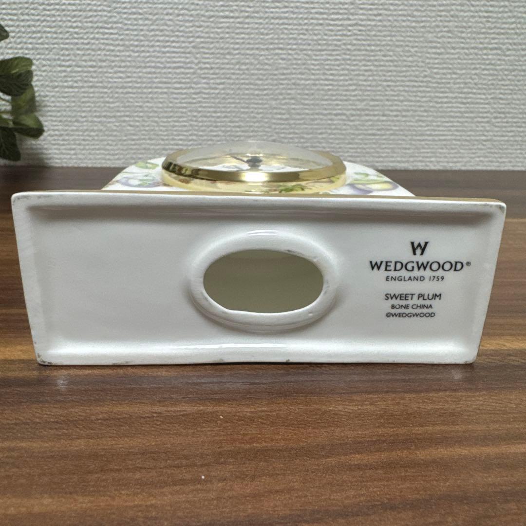 価格変更　 ウェッジウッド スウィートプラム置き時計