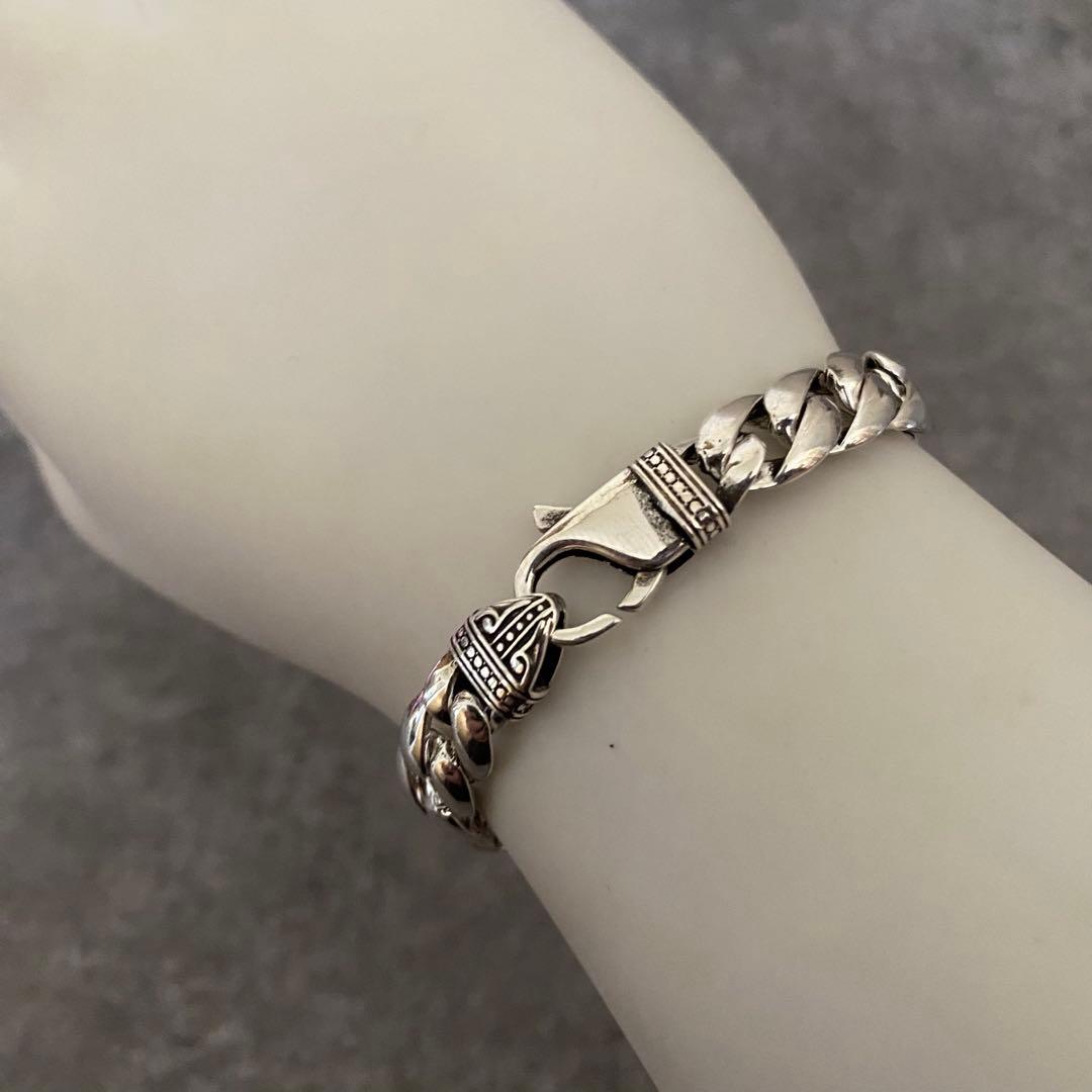 メキシカンジュエリー シルバー925 ブレスレット 喜平 チェーン ヴィンテージ