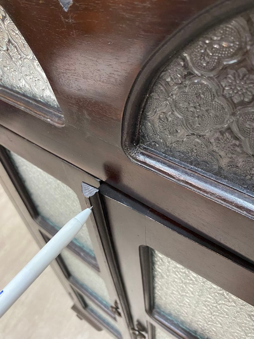 【東京都内23区配送無料】アンティーク　キャビネット　ガラスケース　ショーケース