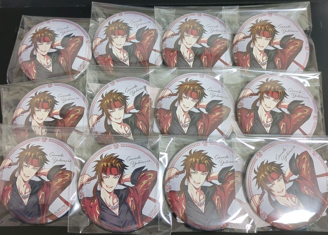 戦国BASARA　一番くじ　真田幸村　缶バッジ12セット