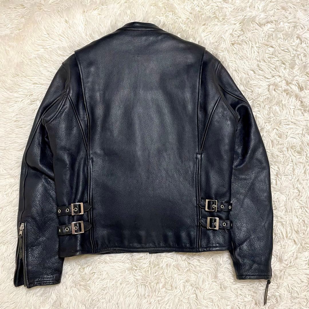 ✨極美品✨KADOYA シングルライダース ブラック ライナー付 XLサイズ