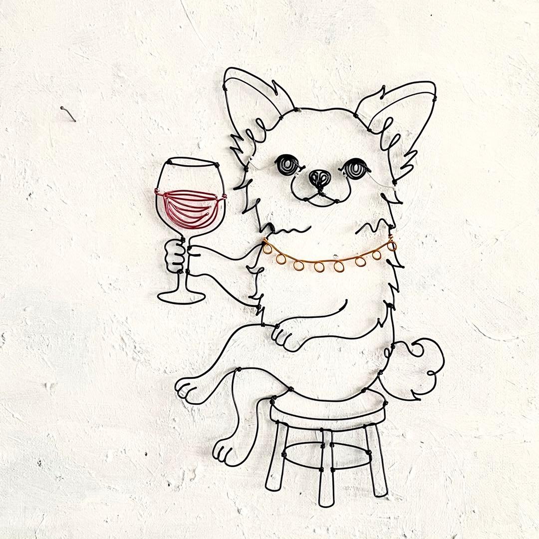 （専用）ワインシリーズ　ワイヤーアート