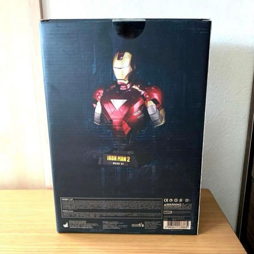 レア品　美品　ホットトイズ　1/4スケール　バストアップ　アイアンマン　マーク６