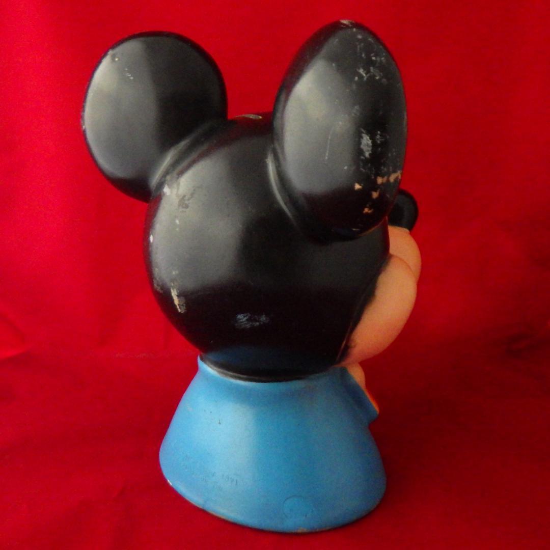 【限定値下】巨大【1971年】ヴィンテージ ディズニー✨ミッキーマウス✨貯金箱