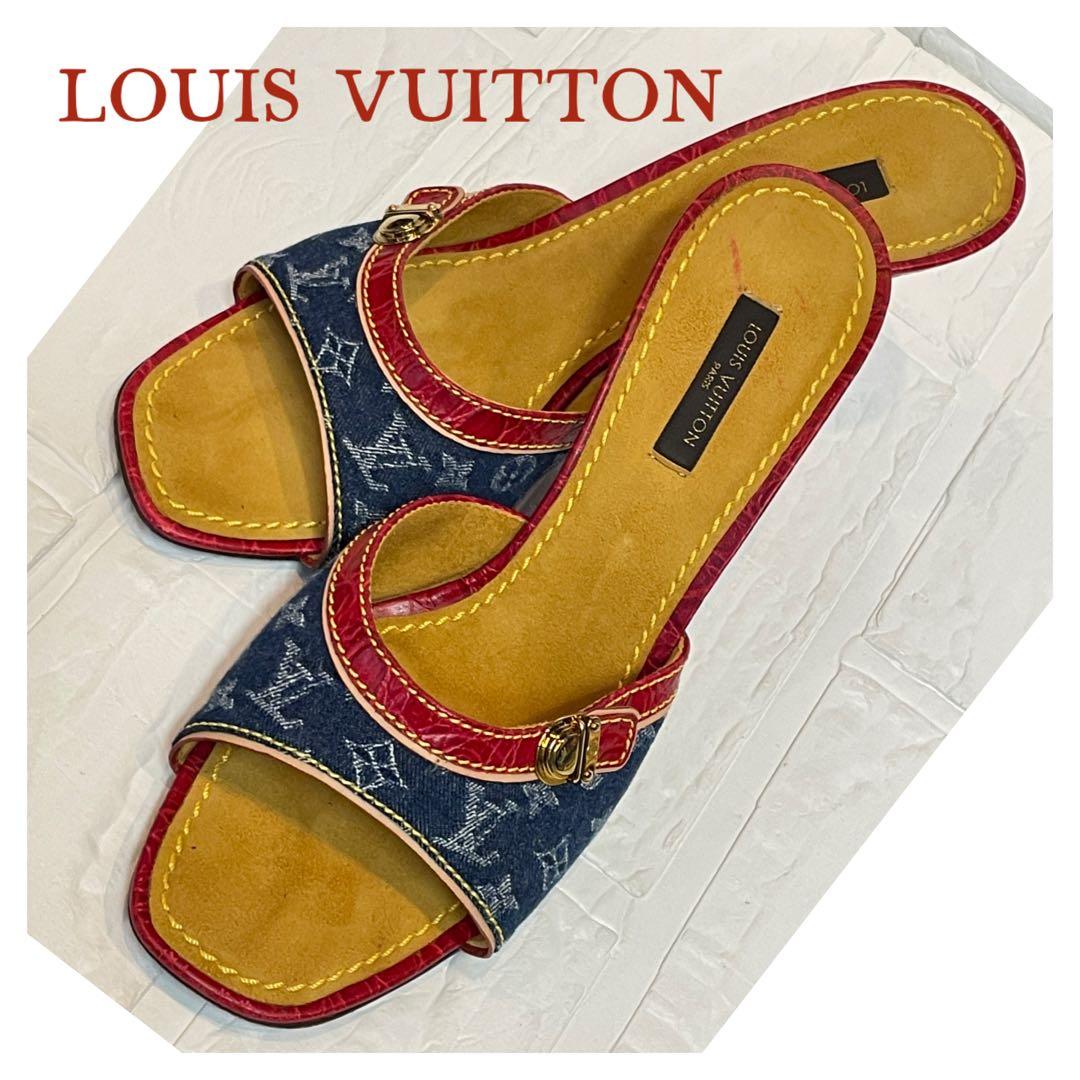 【良品】LOUIS VUITTONルイヴィトン　ミュール　❤︎