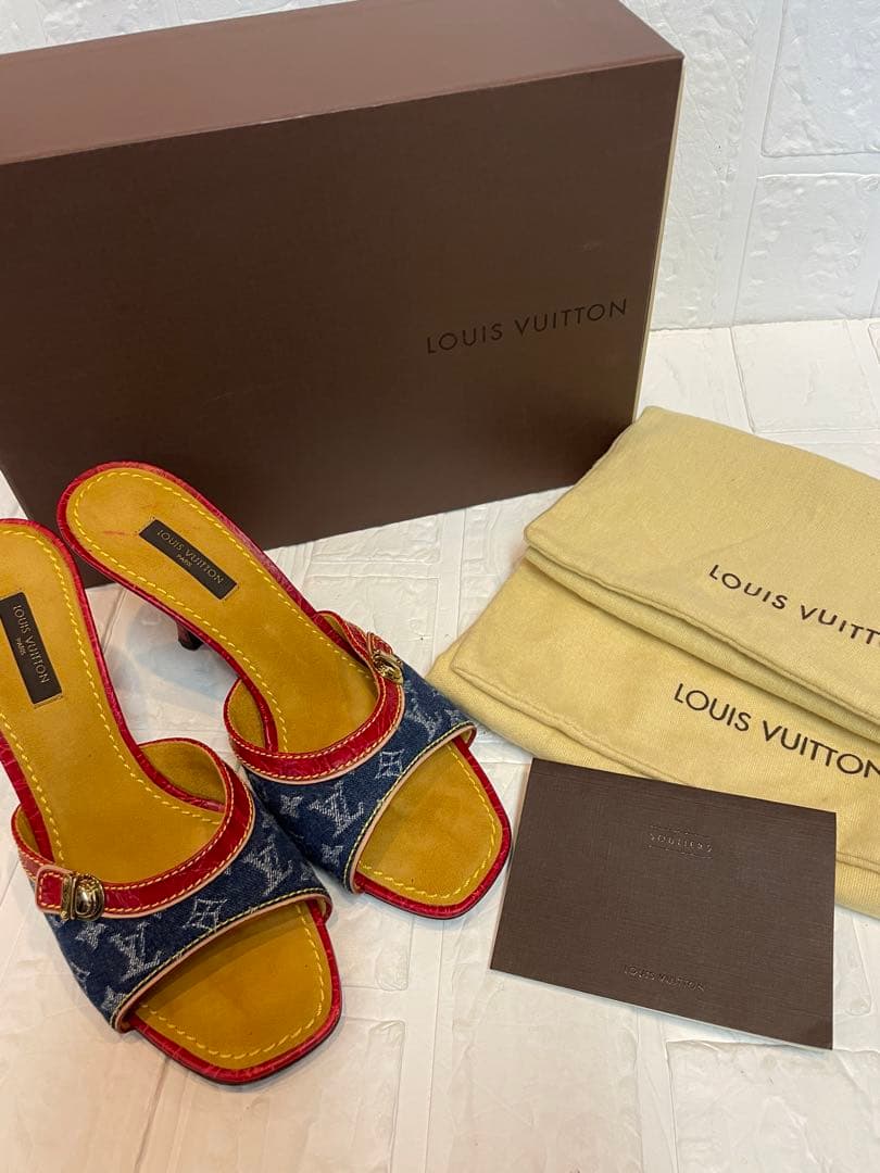 【良品】LOUIS VUITTONルイヴィトン　ミュール　❤︎