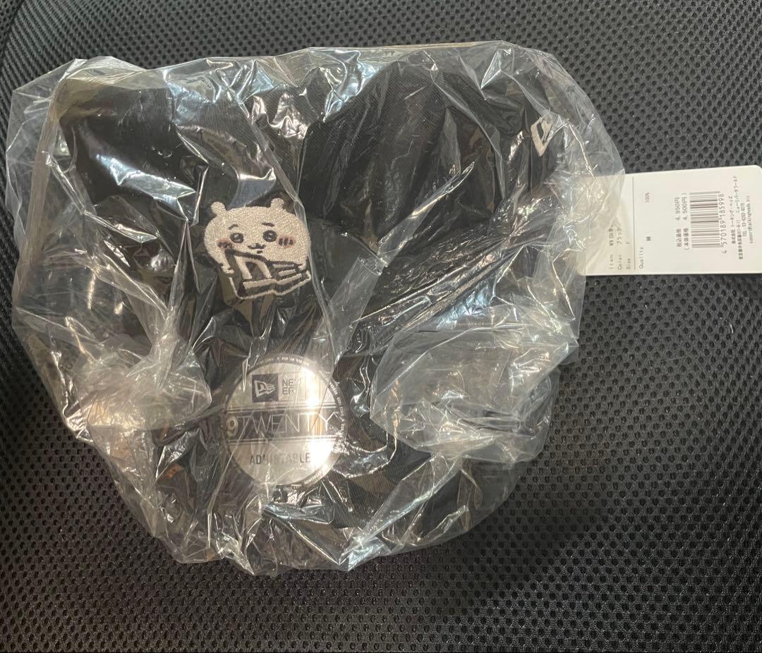 【新品】NEWERA 9TWENTY FLAGちいかわ ブラック　キャップ