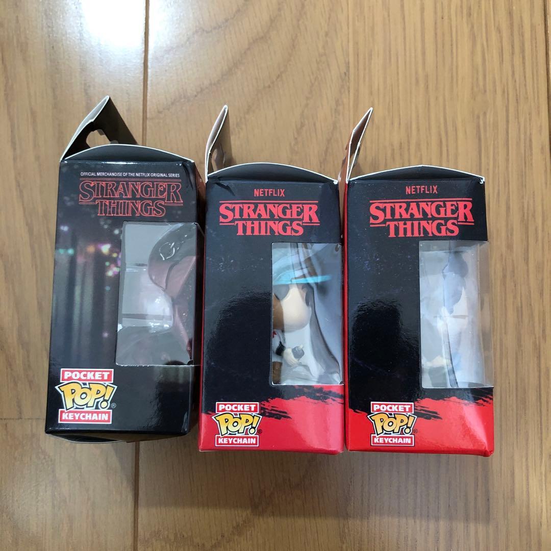 希少 ストレンジャーシングス FUNKO POP ダスティン キーチェーン