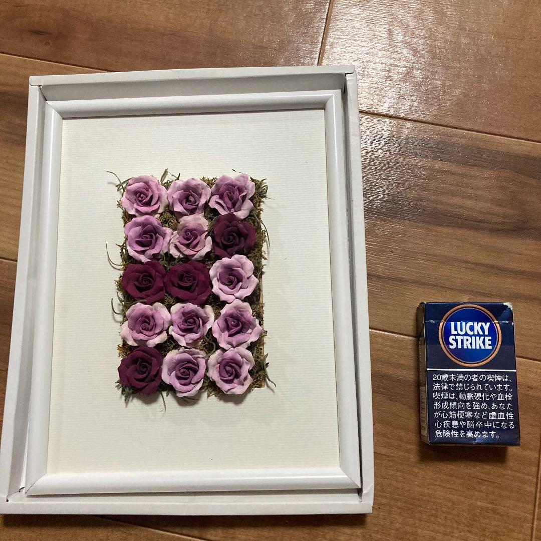 薔薇の壁掛けアート　A71