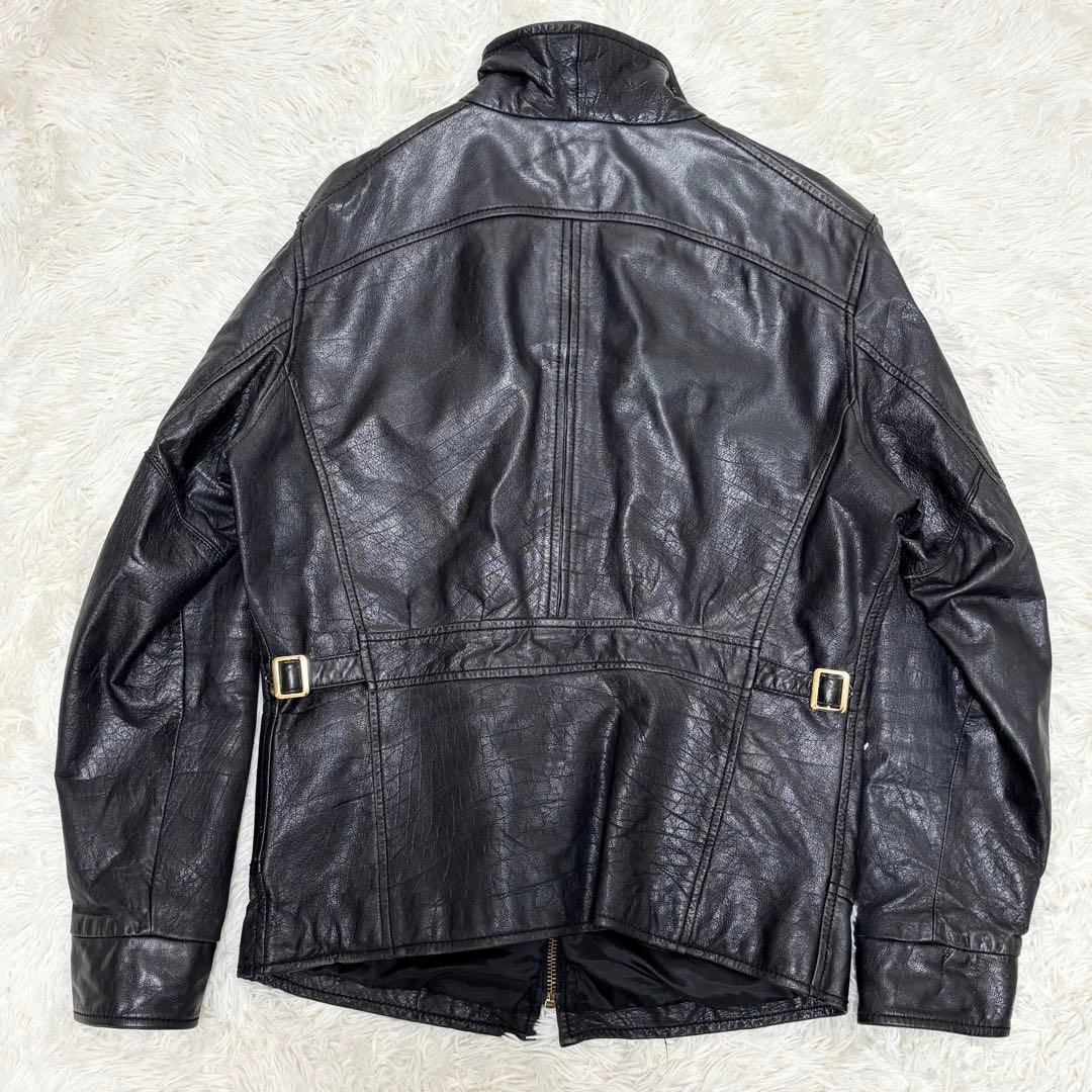 AVIREX　レザージャケット　シングルライダース　カウレザー