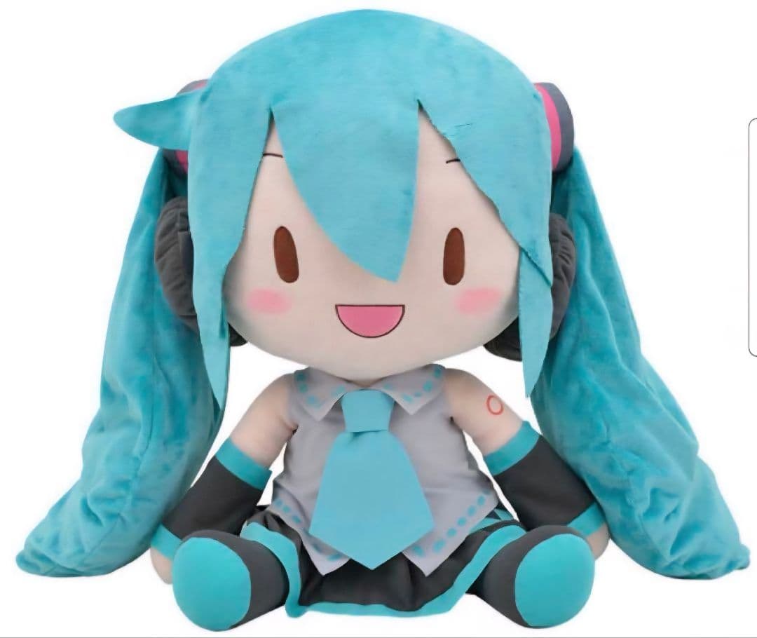 【新品未使用】初音ミクシリーズ 初音ミク ふわぷち どでかジャンボぬいぐるみ