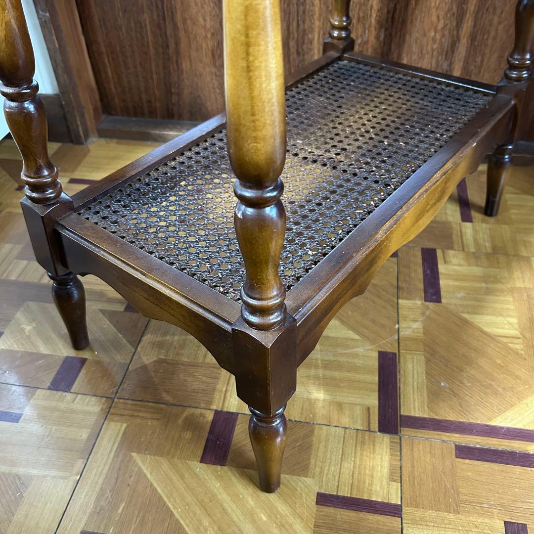 カリモク 花台 鉢台 電話台