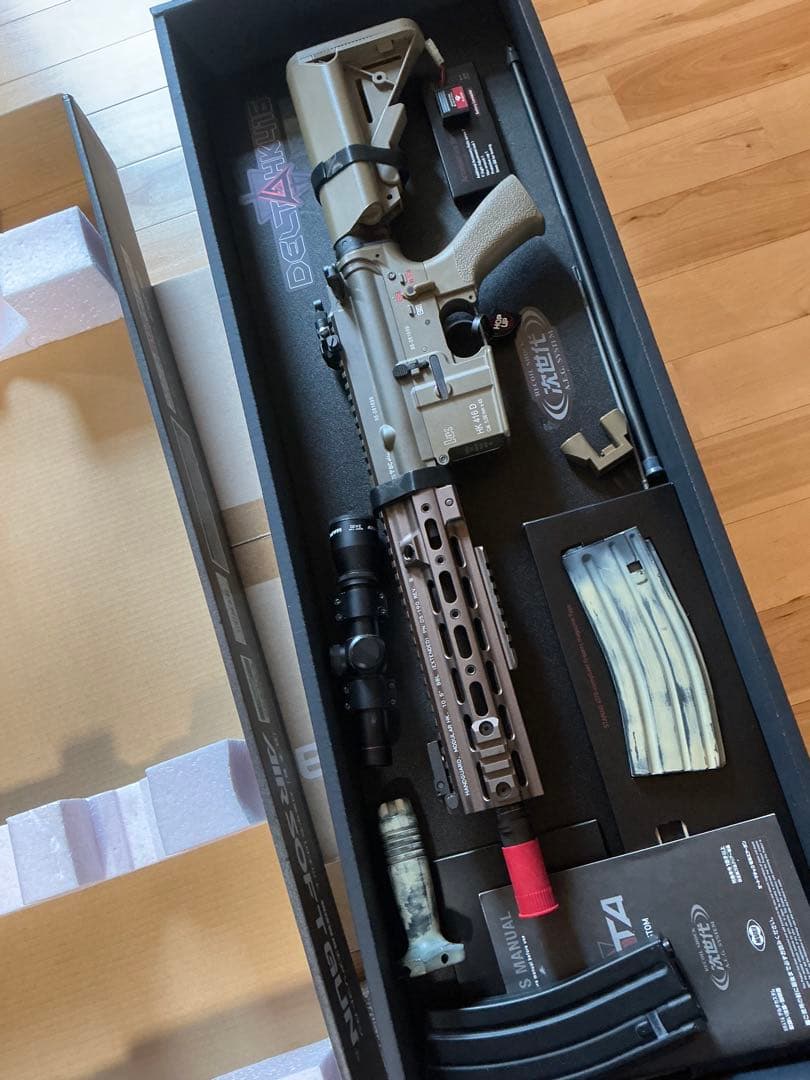 TOKYOマルイhHk416D デルタカスタム次世代電動ガンプチカスタムオマケ