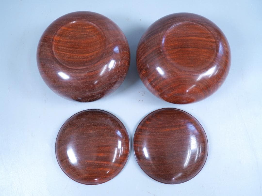 【宮崎県】日向特製蛤碁石39号/花梨碁笥/碁笥箱セット