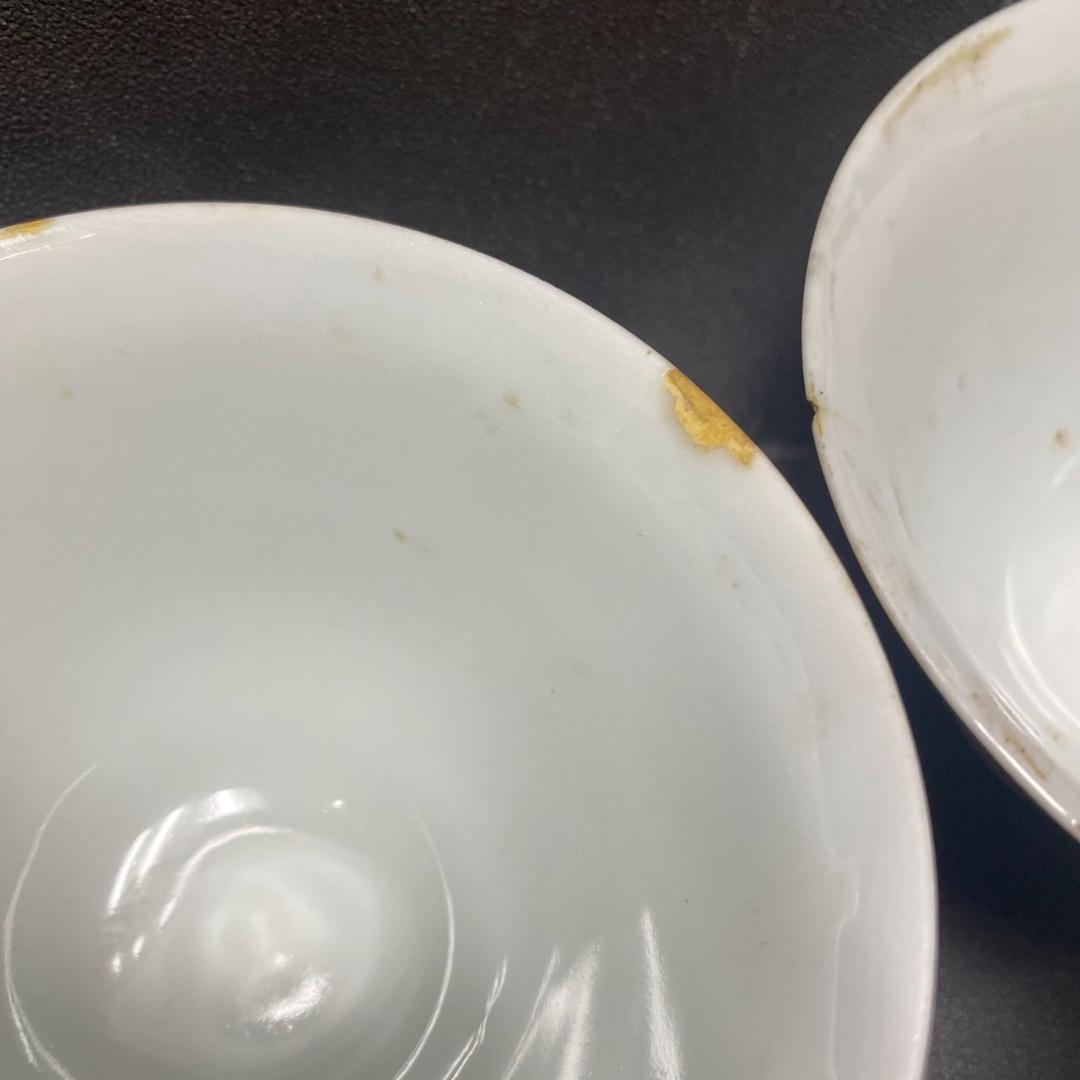 240202D 九谷　南蛮船図 珍しい図柄　7客