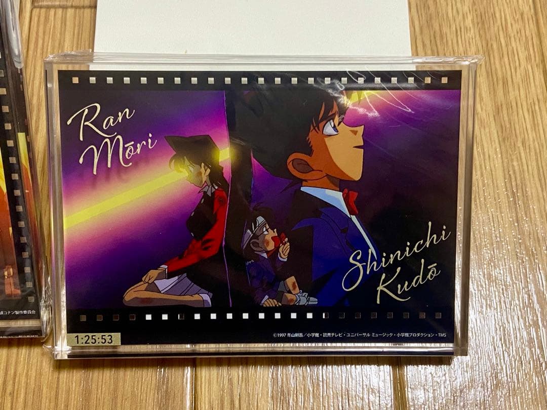 名探偵コナン アクリルブロック The movie 展 コナン&灰原 新一＆蘭