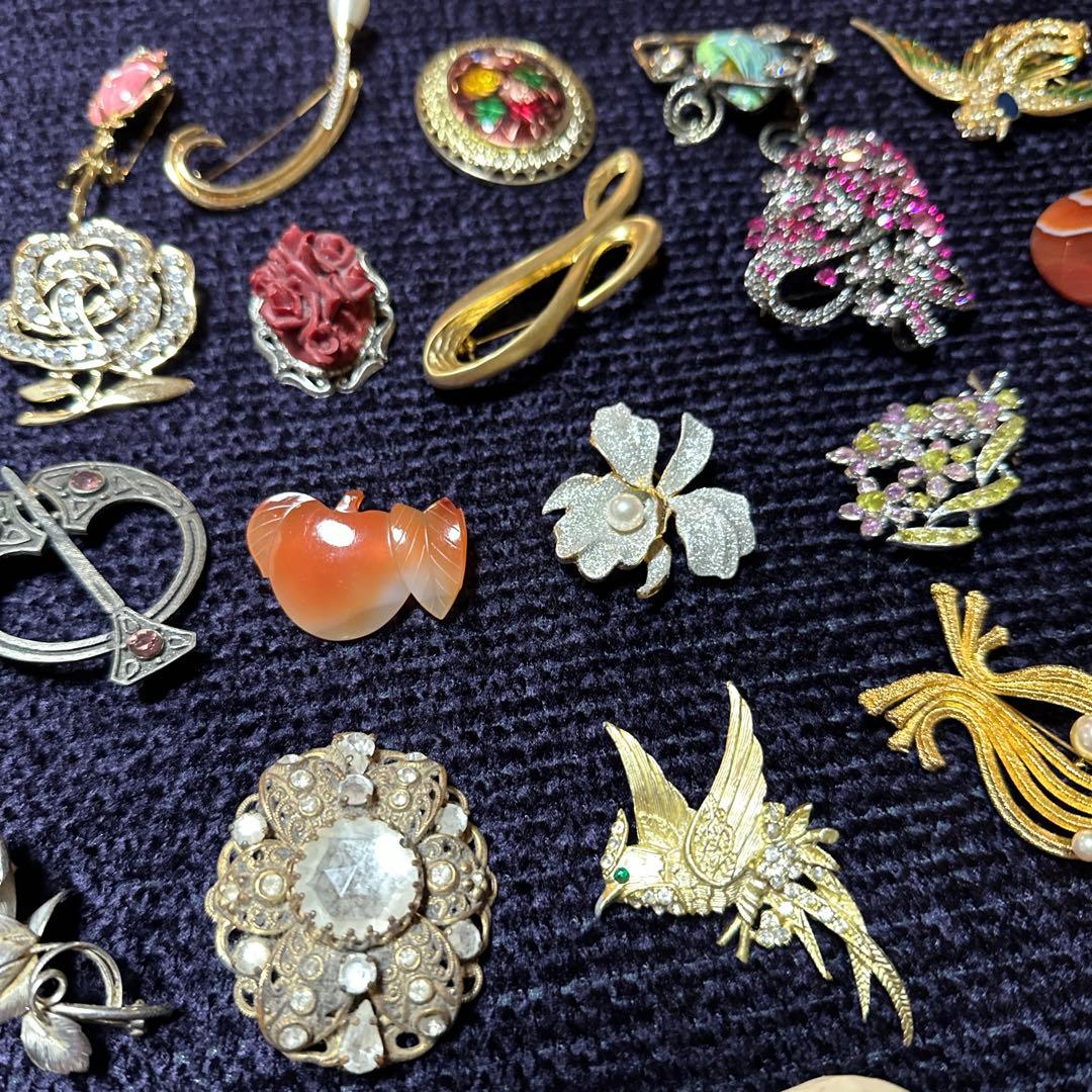 【vintage】ブローチ　130点以上　まとめ売り　大量