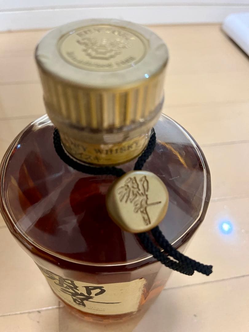 値下げ！初期【サントリー】響 向獅子 金キャップ 裏金ラベル 750ml 古酒