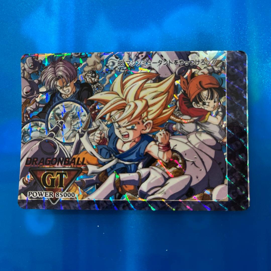 ドラゴンボール　カードダス  88 gt シールタイプ　印刷エラー