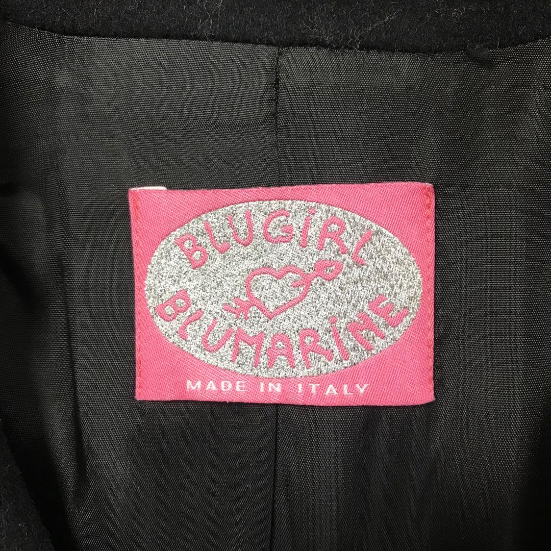 BLUGIRL BLUMARINE カシミヤ混 ロングコート