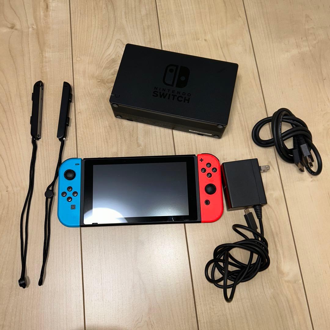 【説明欄必読】Nintendo Switch 本体 青 赤 Joy-Con
