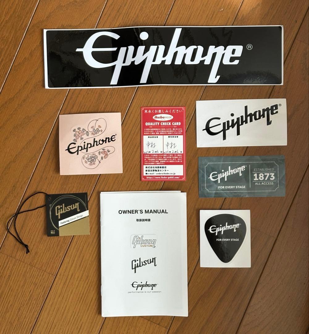 美品　Epiphone Casino Worn Olive Drab