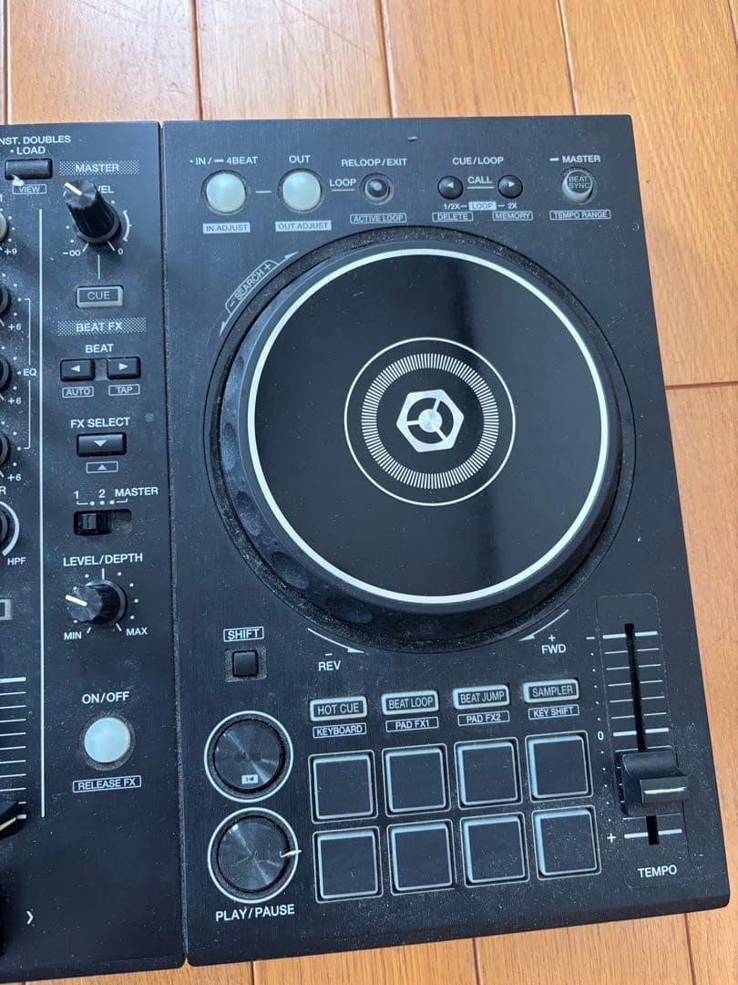 Pioneer DJ DDJ400 ヘッドホン+Lightning変換コード