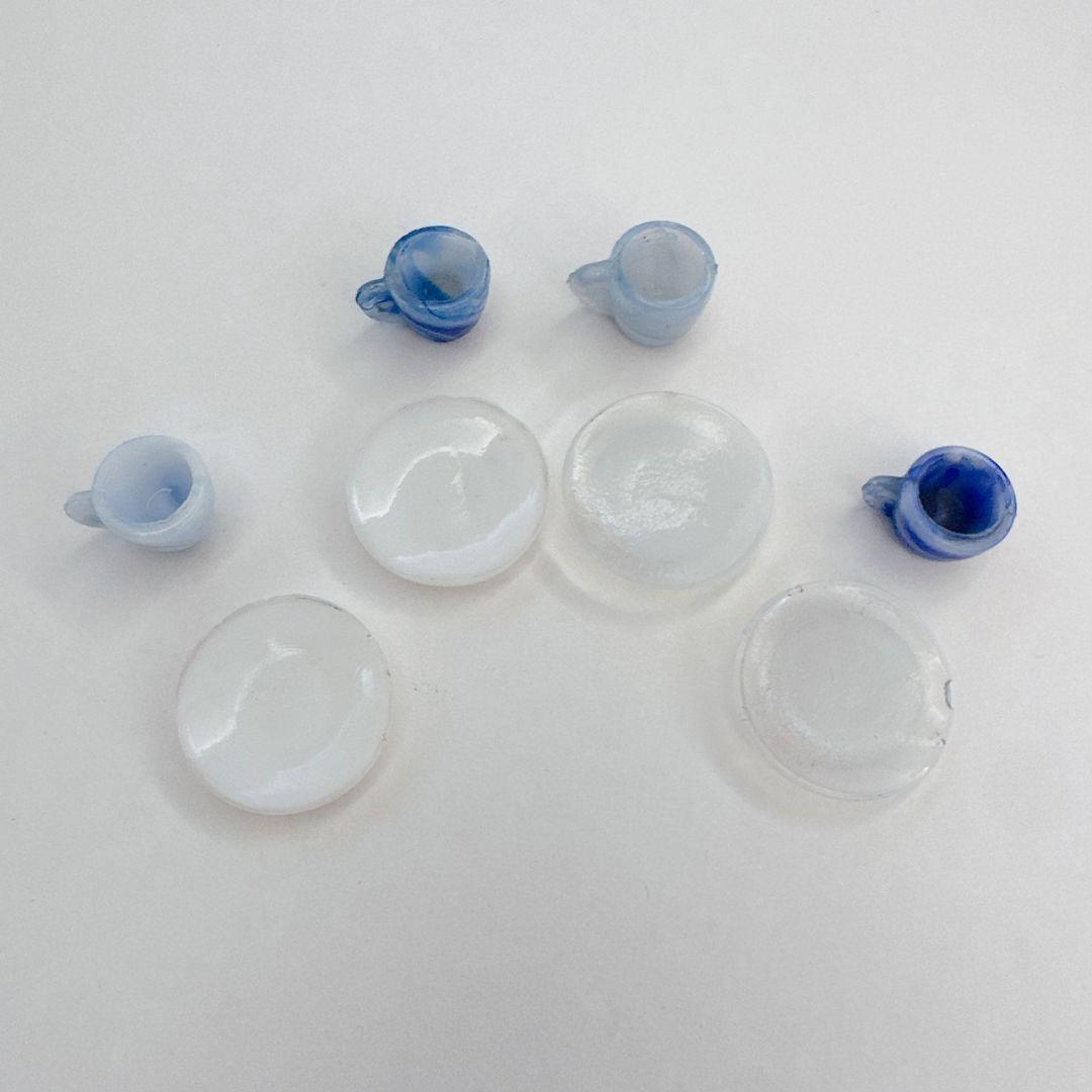 希少 ぺろぺろ ペロペロガラス カップ 骨董 当時物 大正 昭和 レトロ ⑤